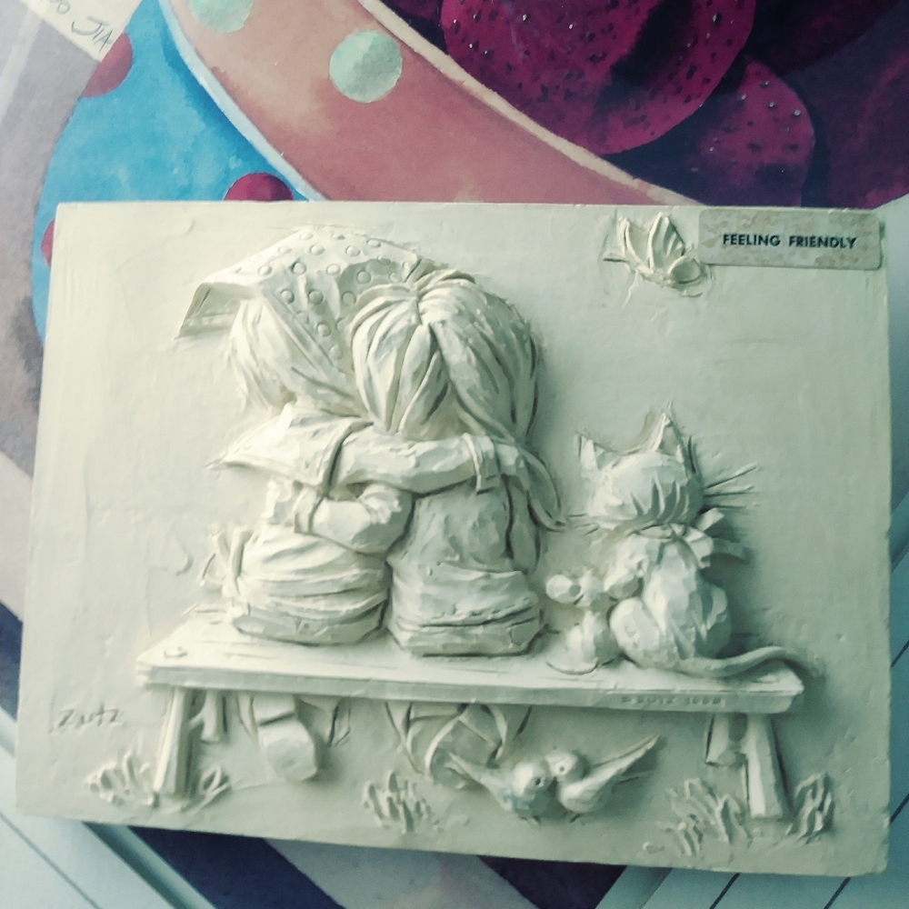 Joseph Zutz, Artist Vintage 3D Sculpture Art.🌴
